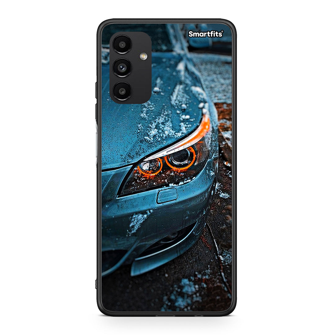 Samsung A04s Bmw E60 θήκη από τη Smartfits με σχέδιο στο πίσω μέρος και μαύρο περίβλημα | Smartphone case with colorful back and black bezels by Smartfits