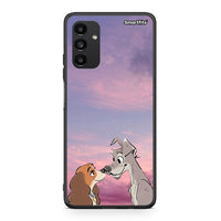 Thumbnail for Samsung A13 5G Lady And Tramp θήκη από τη Smartfits με σχέδιο στο πίσω μέρος και μαύρο περίβλημα | Smartphone case with colorful back and black bezels by Smartfits