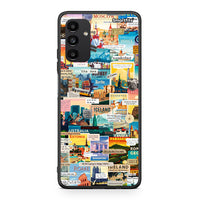 Thumbnail for Samsung A04s Live To Travel θήκη από τη Smartfits με σχέδιο στο πίσω μέρος και μαύρο περίβλημα | Smartphone case with colorful back and black bezels by Smartfits