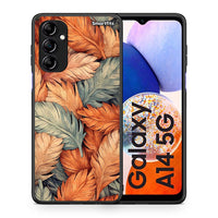 Thumbnail for Θήκη Samsung Galaxy A14 / A14 5G Autumn Leaves από τη Smartfits με σχέδιο στο πίσω μέρος και μαύρο περίβλημα | Samsung Galaxy A14 / A14 5G Autumn Leaves Case with Colorful Back and Black Bezels