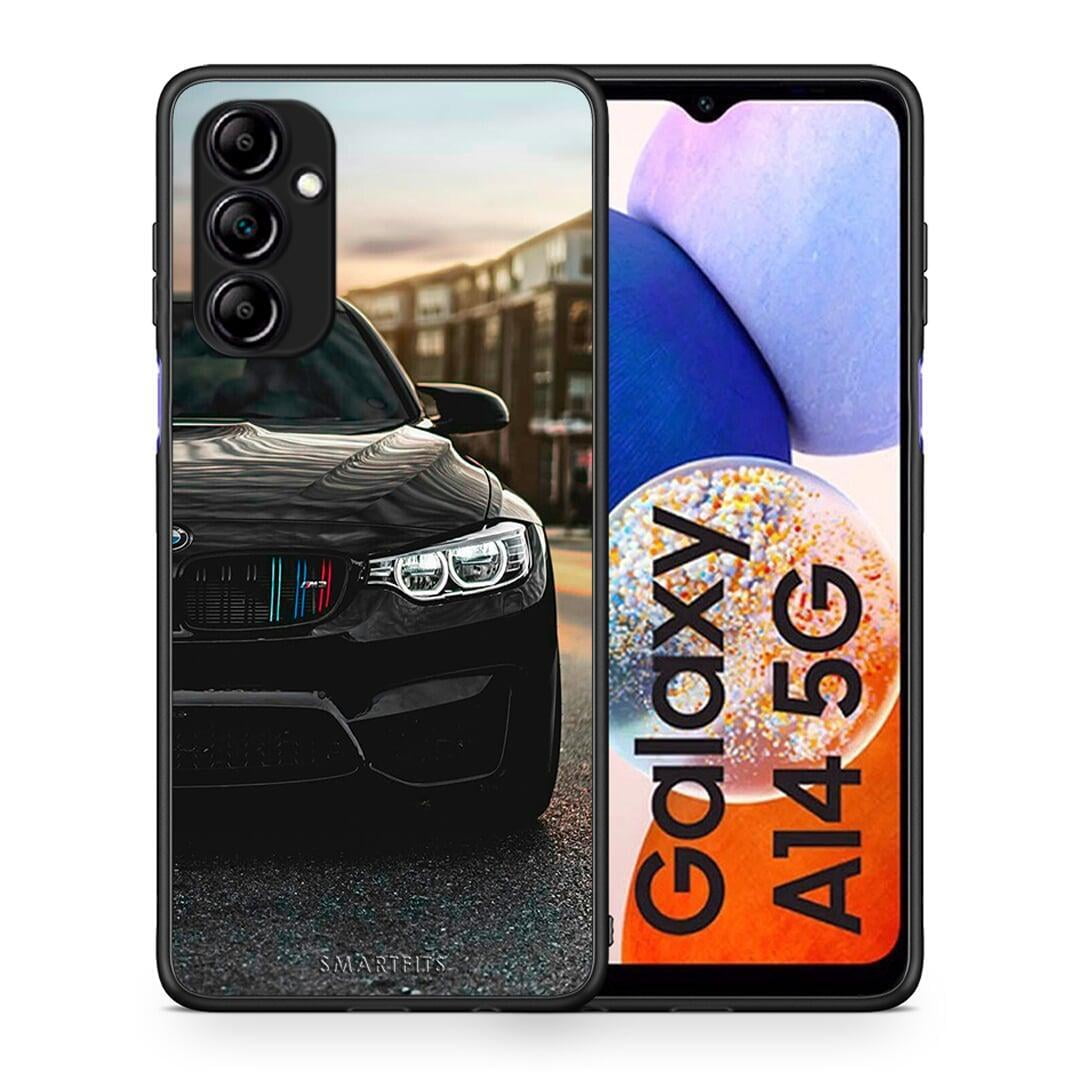 Θήκη Samsung Galaxy A14 / A14 5G Racing M3 από τη Smartfits με σχέδιο στο πίσω μέρος και μαύρο περίβλημα | Samsung Galaxy A14 / A14 5G Racing M3 Case with Colorful Back and Black Bezels