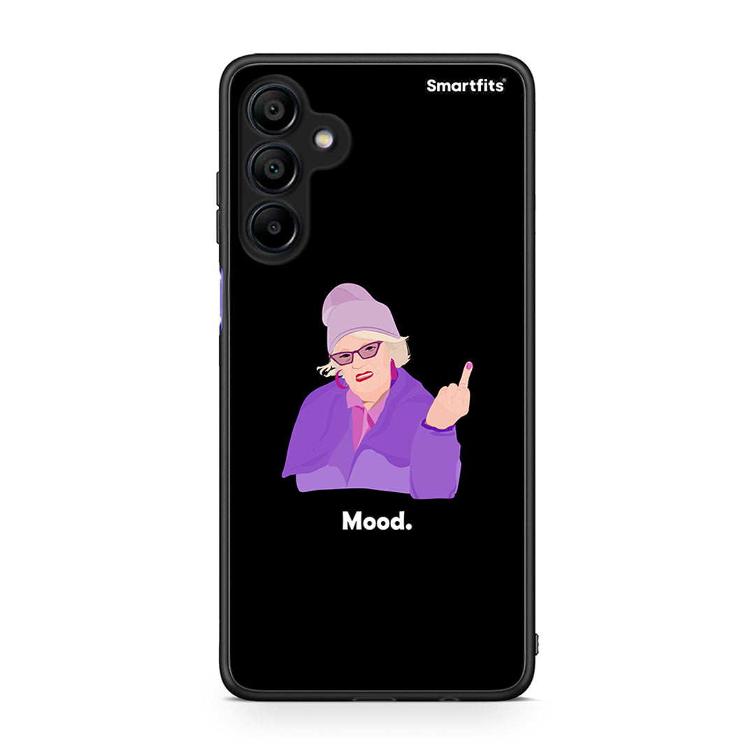 Samsung Galaxy A15 4G Grandma Mood Black θήκη από τη Smartfits με σχέδιο στο πίσω μέρος και μαύρο περίβλημα | Smartphone case with colorful back and black bezels by Smartfits