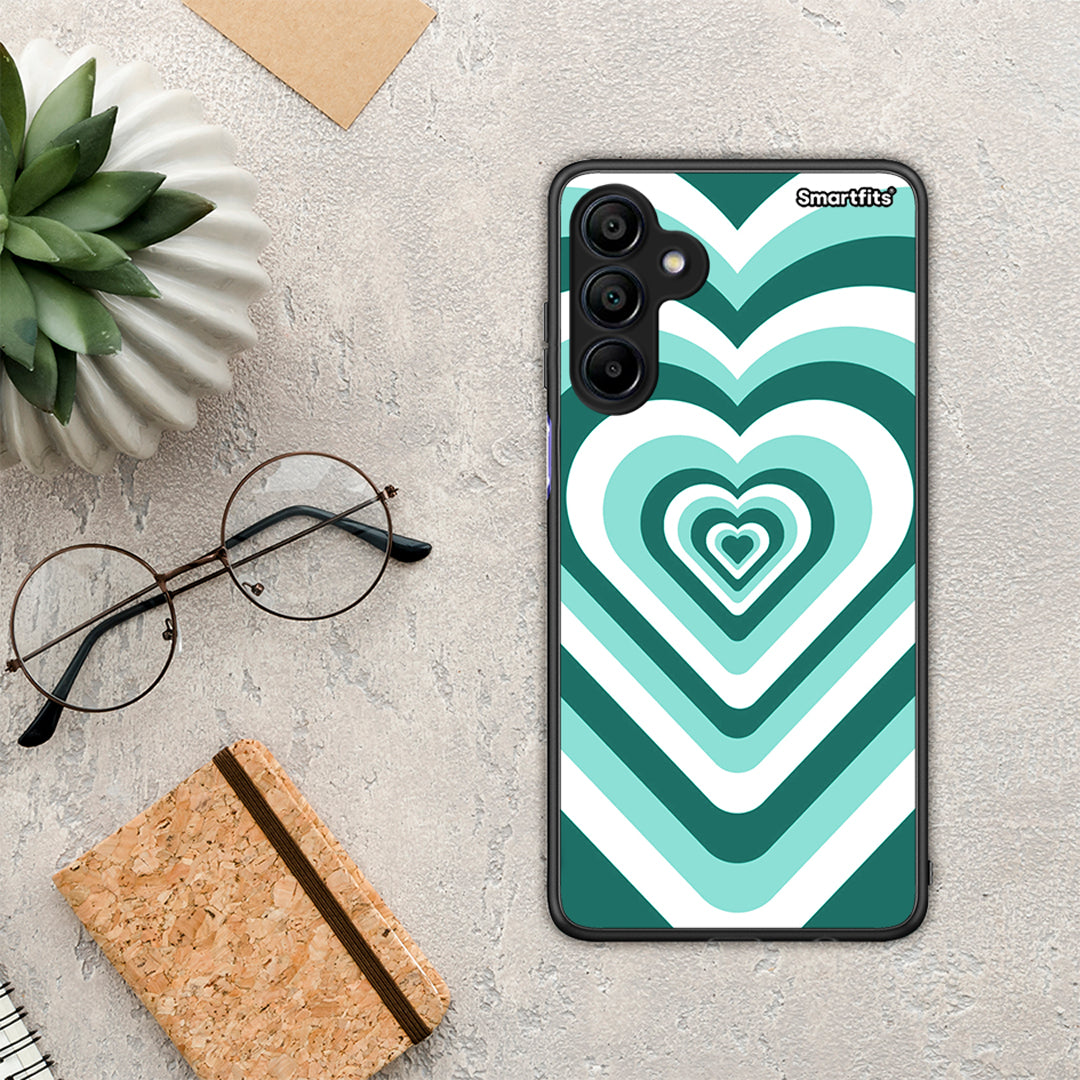 Green Hearts - Samsung Galaxy A15 4G case