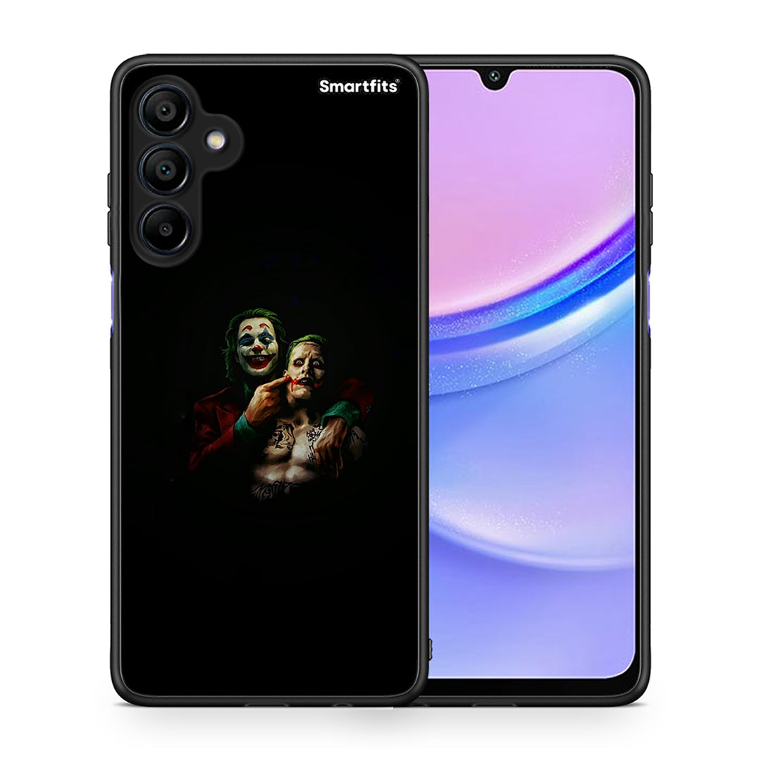 Θήκη Samsung Galaxy A15 4G Clown Hero από τη Smartfits με σχέδιο στο πίσω μέρος και μαύρο περίβλημα | Samsung Galaxy A15 4G Clown Hero case with colorful back and black bezels