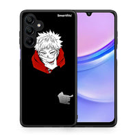 Thumbnail for Θήκη Samsung Galaxy A15 4G Itadori Anime από τη Smartfits με σχέδιο στο πίσω μέρος και μαύρο περίβλημα | Samsung Galaxy A15 4G Itadori Anime case with colorful back and black bezels