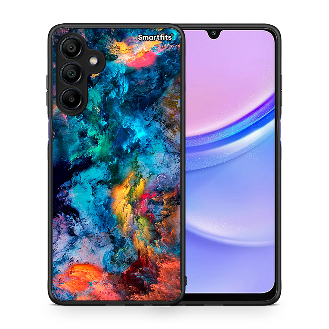 Θήκη Samsung Galaxy A15 4G Crayola Paint από τη Smartfits με σχέδιο στο πίσω μέρος και μαύρο περίβλημα | Samsung Galaxy A15 4G Crayola Paint case with colorful back and black bezels