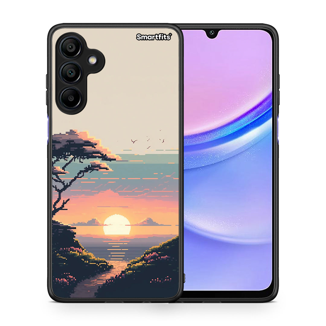 Pixel Sunset - Samsung Galaxy A15 4G case