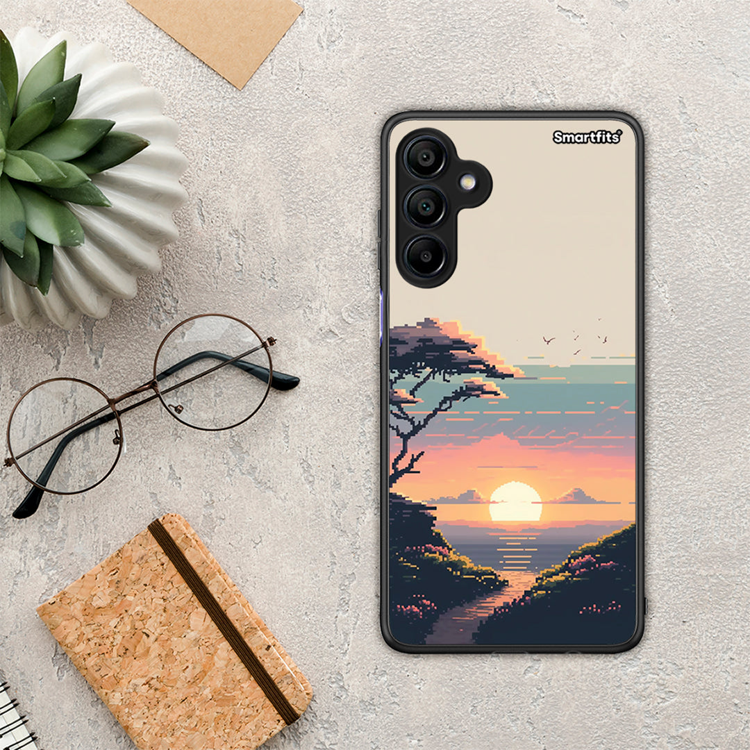 Pixel Sunset - Samsung Galaxy A15 4G case