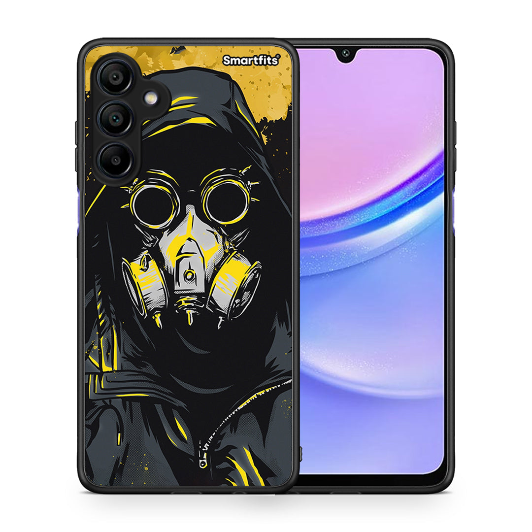 Θήκη Samsung Galaxy A15 4G Mask PopArt από τη Smartfits με σχέδιο στο πίσω μέρος και μαύρο περίβλημα | Samsung Galaxy A15 4G Mask PopArt case with colorful back and black bezels