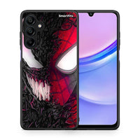 Thumbnail for Θήκη Samsung Galaxy A15 4G SpiderVenom PopArt από τη Smartfits με σχέδιο στο πίσω μέρος και μαύρο περίβλημα | Samsung Galaxy A15 4G SpiderVenom PopArt case with colorful back and black bezels