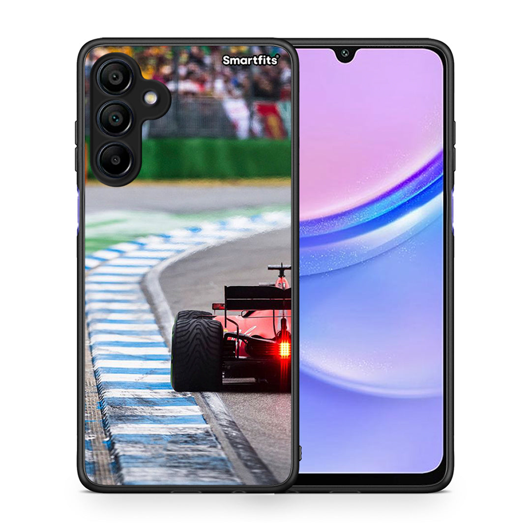 Θήκη Samsung Galaxy A15 4G Racing Vibes από τη Smartfits με σχέδιο στο πίσω μέρος και μαύρο περίβλημα | Samsung Galaxy A15 4G Racing Vibes case with colorful back and black bezels