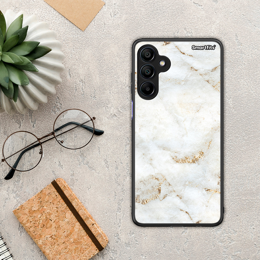 White Gold Marble - Samsung Galaxy A15 4G case