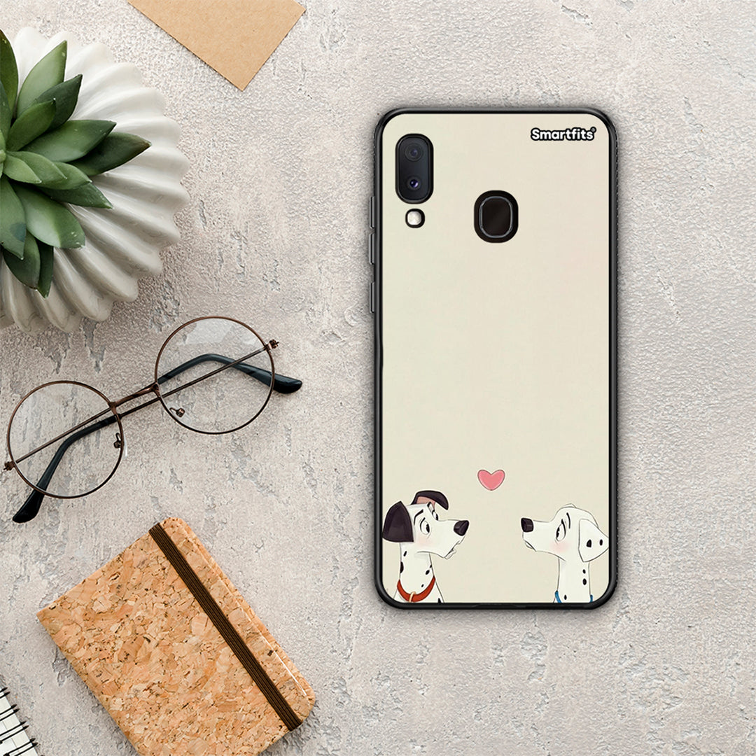 Dalmatians Love - Samsung Galaxy A20E case