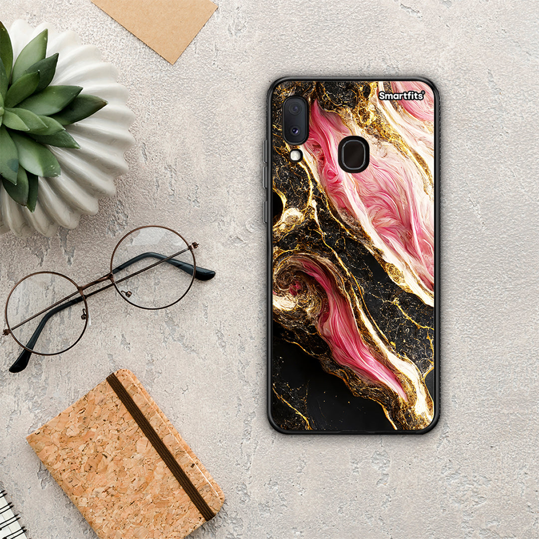 Glamorous Pink Marble - Samsung Galaxy A30 case