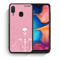 Thumbnail for Θήκη Samsung Galaxy M20 Halloween Motivation από τη Smartfits με σχέδιο στο πίσω μέρος και μαύρο περίβλημα | Samsung Galaxy M20 Halloween Motivation case with colorful back and black bezels