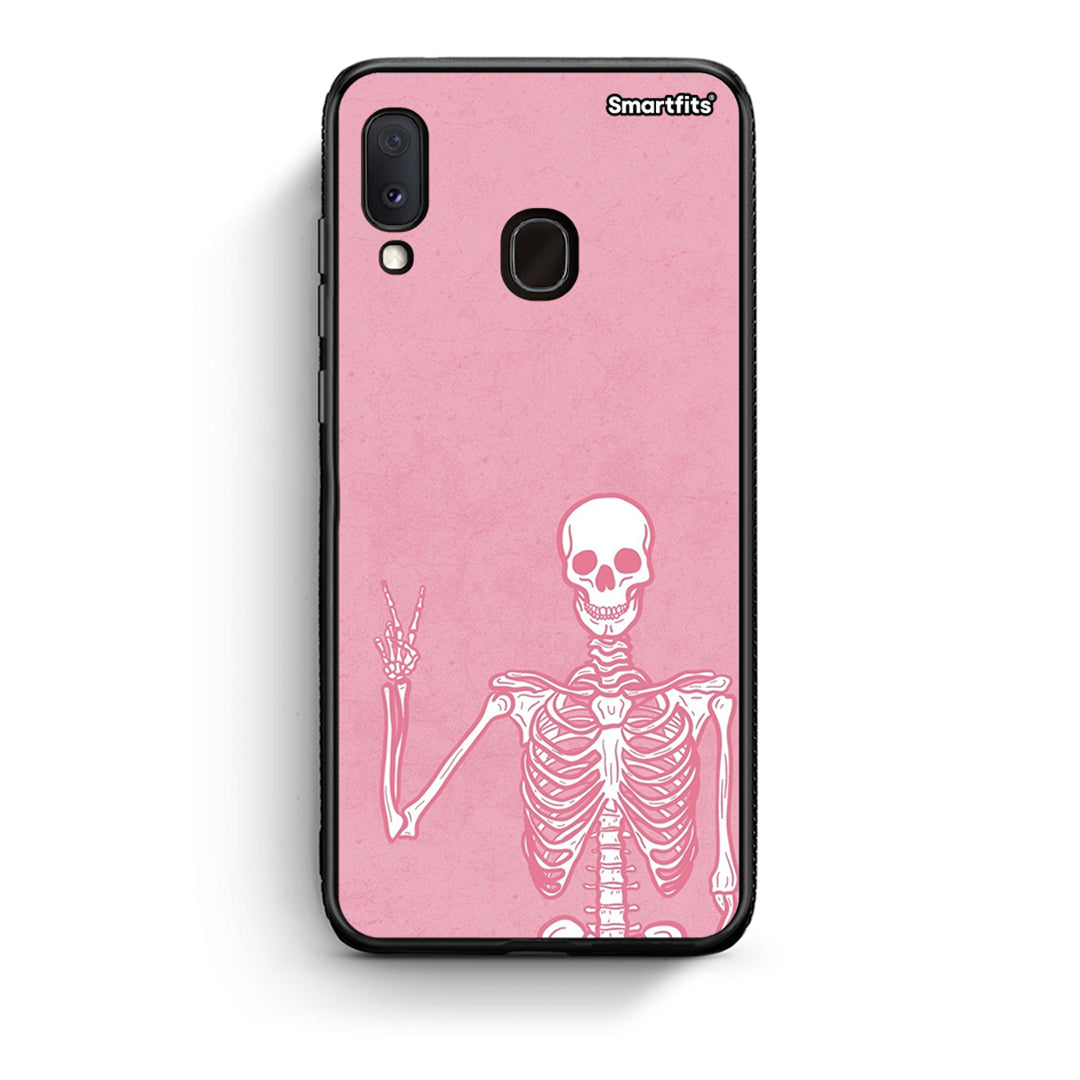 Samsung Galaxy M20 Halloween Motivation Θήκη από τη Smartfits με σχέδιο στο πίσω μέρος και μαύρο περίβλημα | Smartphone case with colorful back and black bezels by Smartfits