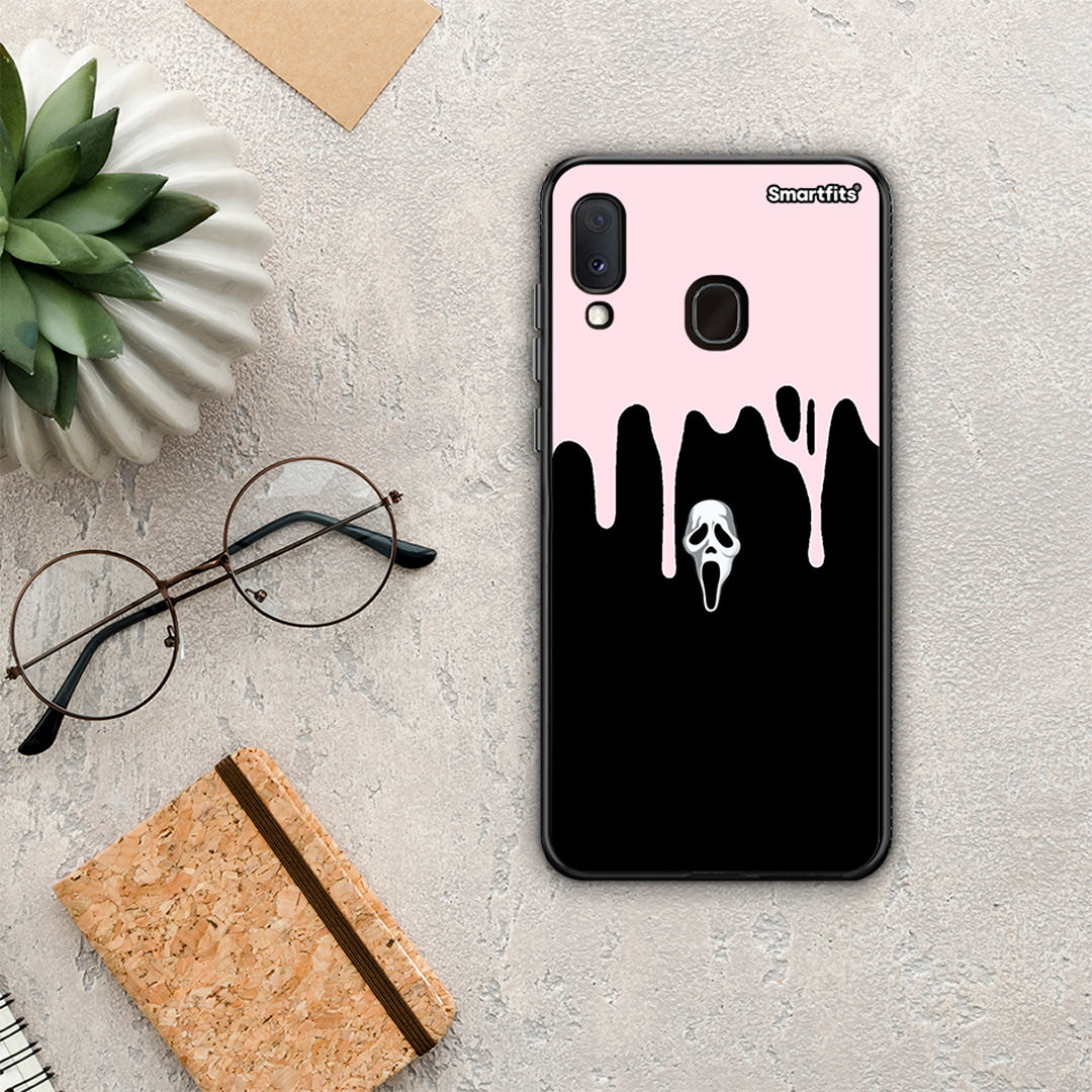 Melting Halloween Mask - Samsung Galaxy A30 case