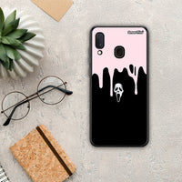 Thumbnail for Melting Halloween Mask - Samsung Galaxy A30 case