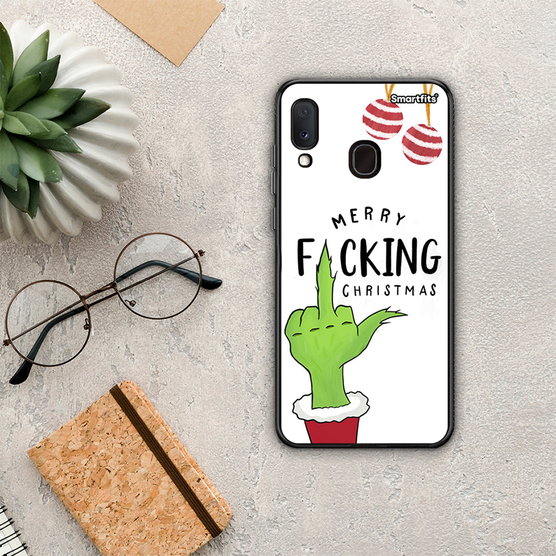 Merry F Xmas - Samsung Galaxy A20E case