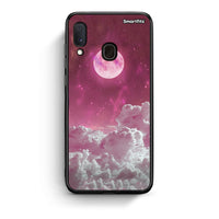 Thumbnail for Samsung Galaxy A30 Pink Moon Θήκη από τη Smartfits με σχέδιο στο πίσω μέρος και μαύρο περίβλημα | Smartphone case with colorful back and black bezels by Smartfits