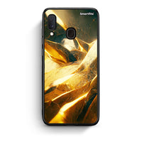 Thumbnail for Samsung Galaxy M20 Real Gold θήκη από τη Smartfits με σχέδιο στο πίσω μέρος και μαύρο περίβλημα | Smartphone case with colorful back and black bezels by Smartfits