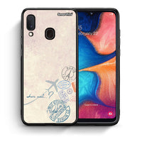 Thumbnail for Θήκη Samsung Galaxy M20 Where Next από τη Smartfits με σχέδιο στο πίσω μέρος και μαύρο περίβλημα | Samsung Galaxy M20 Where Next case with colorful back and black bezels