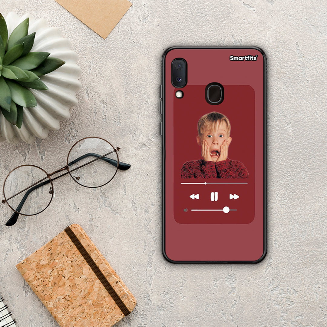 Xmas Alone Music - Samsung Galaxy A20E case