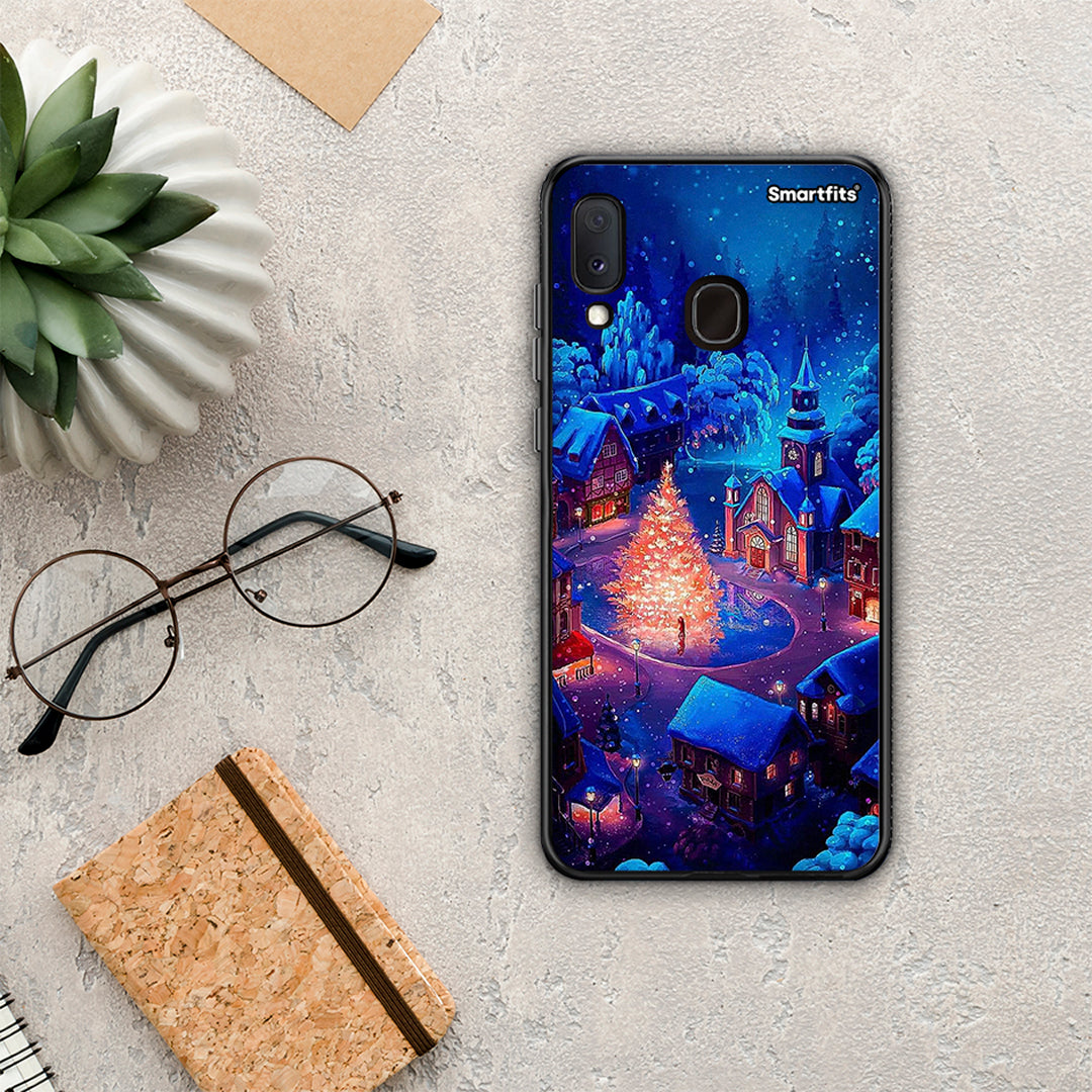 Xmas Village - Samsung Galaxy A30 case