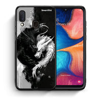 Thumbnail for Θήκη Samsung Galaxy M20 Yin Yang από τη Smartfits με σχέδιο στο πίσω μέρος και μαύρο περίβλημα | Samsung Galaxy M20 Yin Yang case with colorful back and black bezels