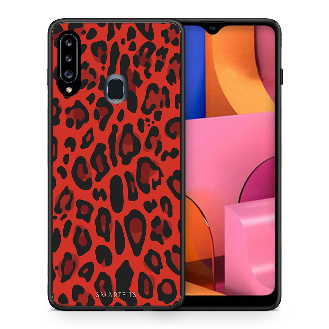 Animal Red Leopard - Samsung Galaxy A20s case