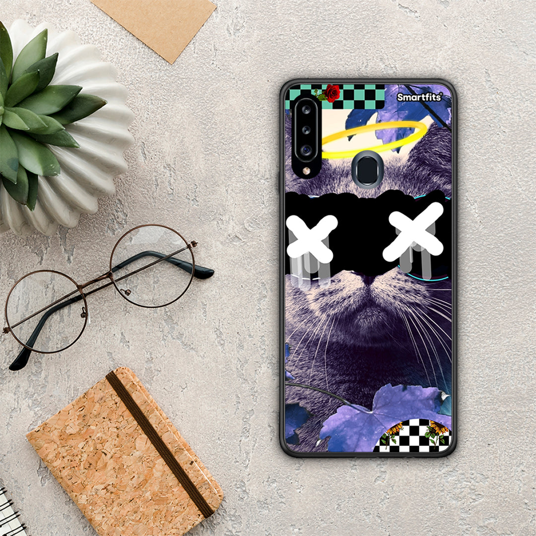 Cat Collage - Samsung Galaxy A20s case