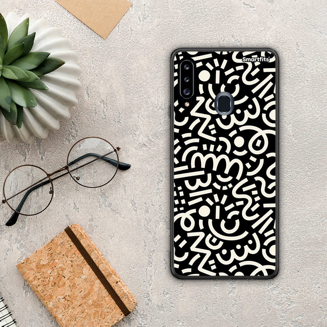 Doodle Art - Samsung Galaxy A20s case