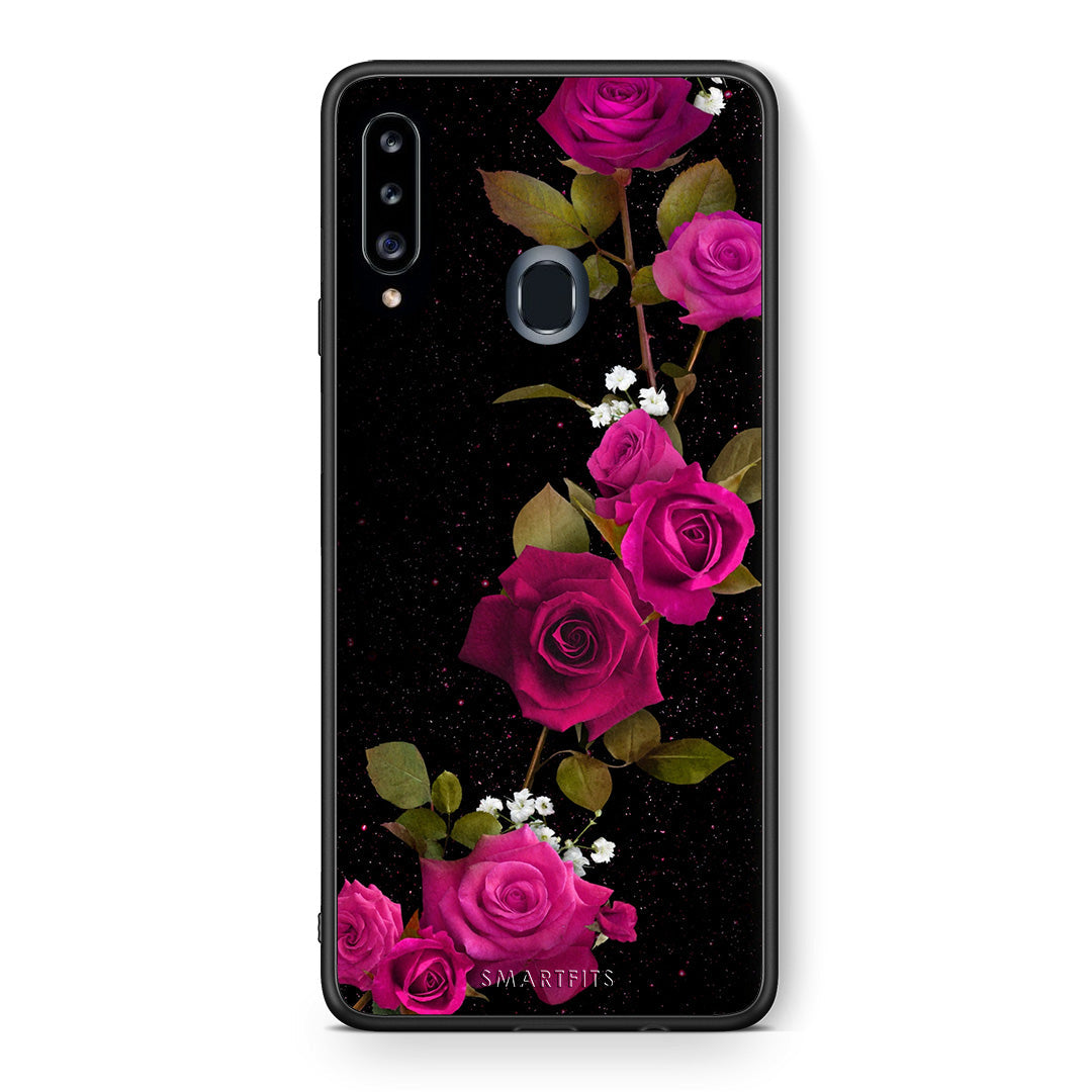 Flower Red Roses - Samsung Galaxy A20s case