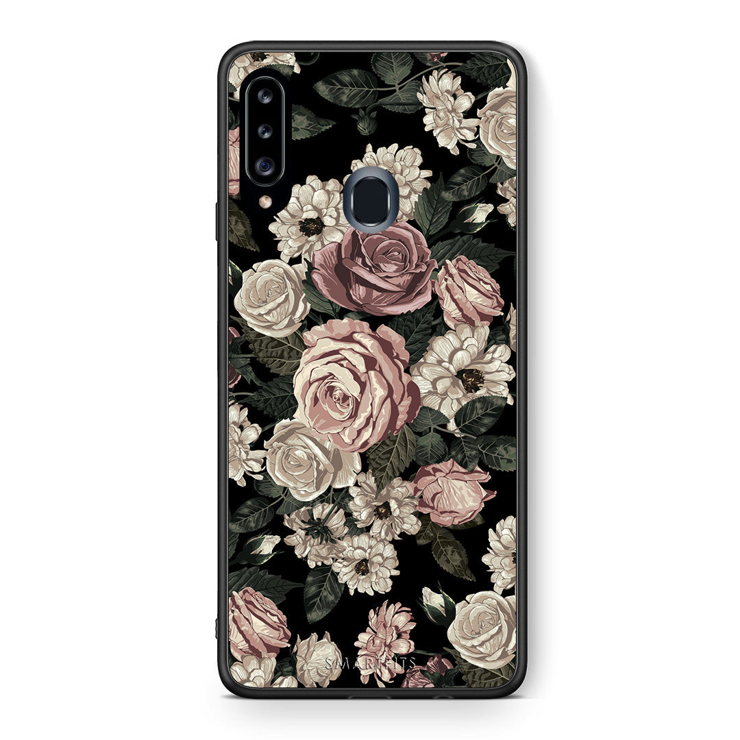 Flower Wild Roses - Samsung Galaxy A20s case