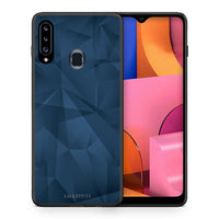 Thumbnail for Geometric Blue Abstract - Samsung Galaxy A20s case