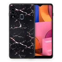 Thumbnail for Marble Black Rosegold - Samsung Galaxy A20S case