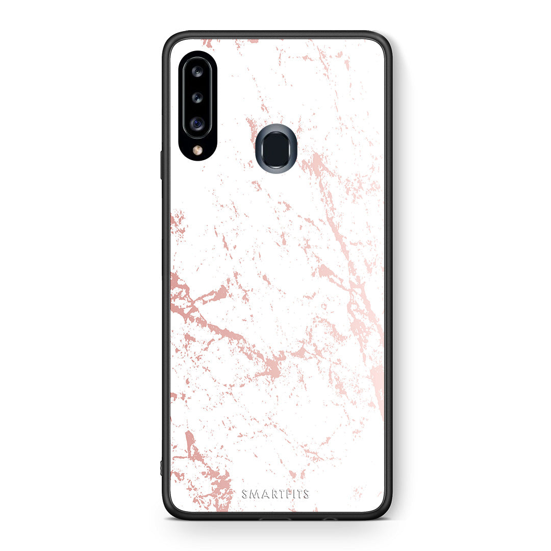 Marble Pink Splash - Samsung Galaxy A20s case