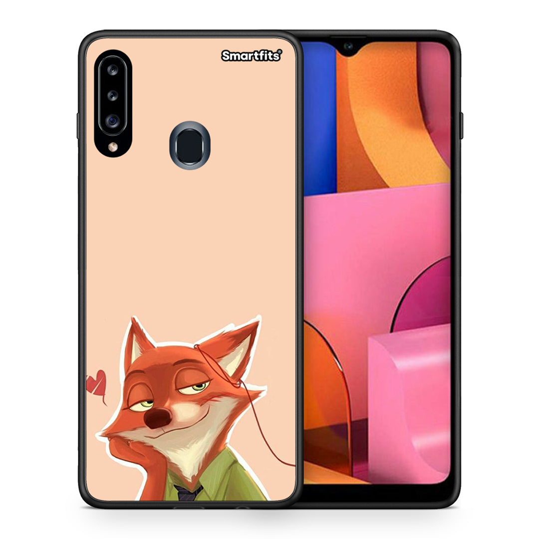 Nick Wilde And Judy Hopps Love 1 - Samsung Galaxy A20s θήκη