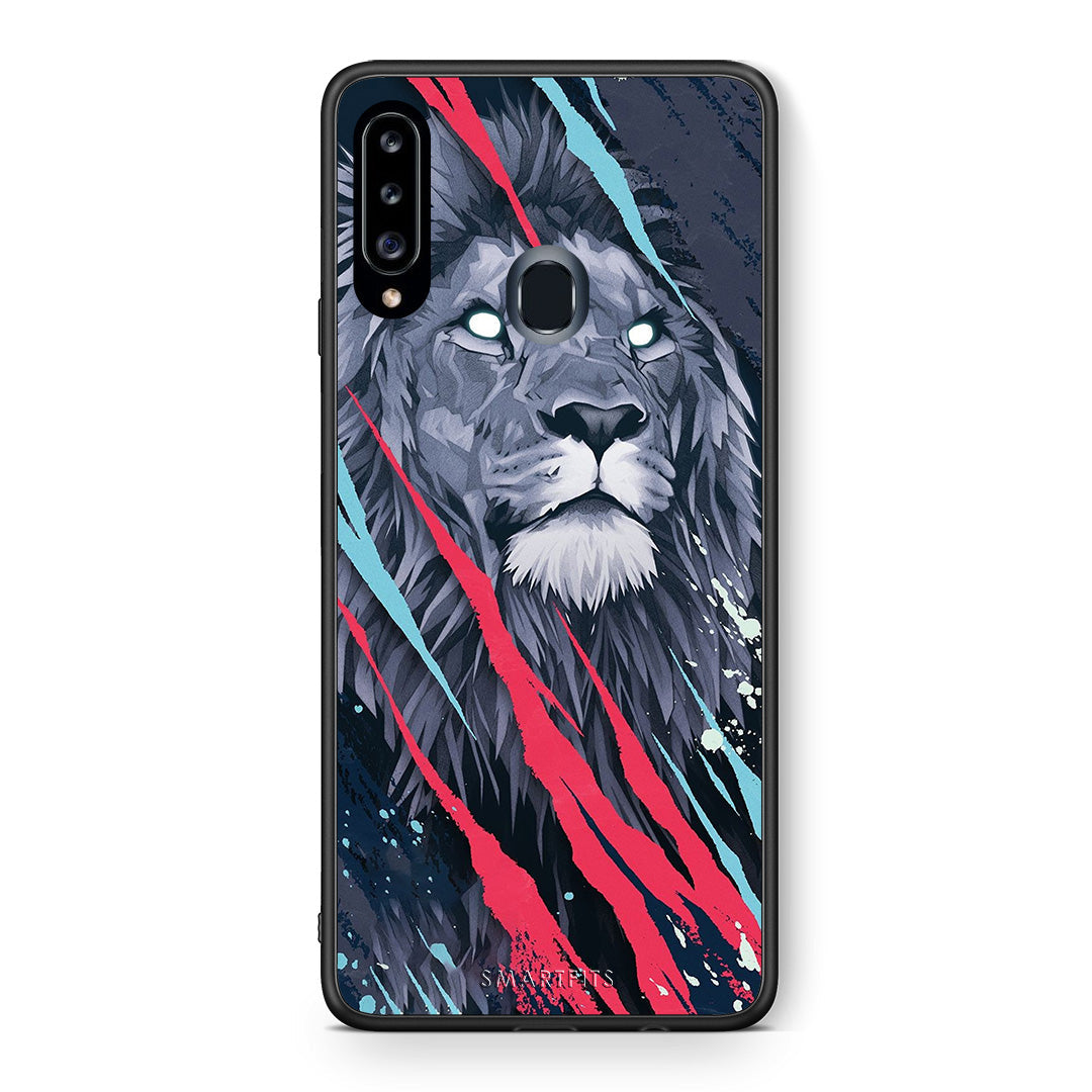 PopArt Lion Designer - Samsung Galaxy A20s case