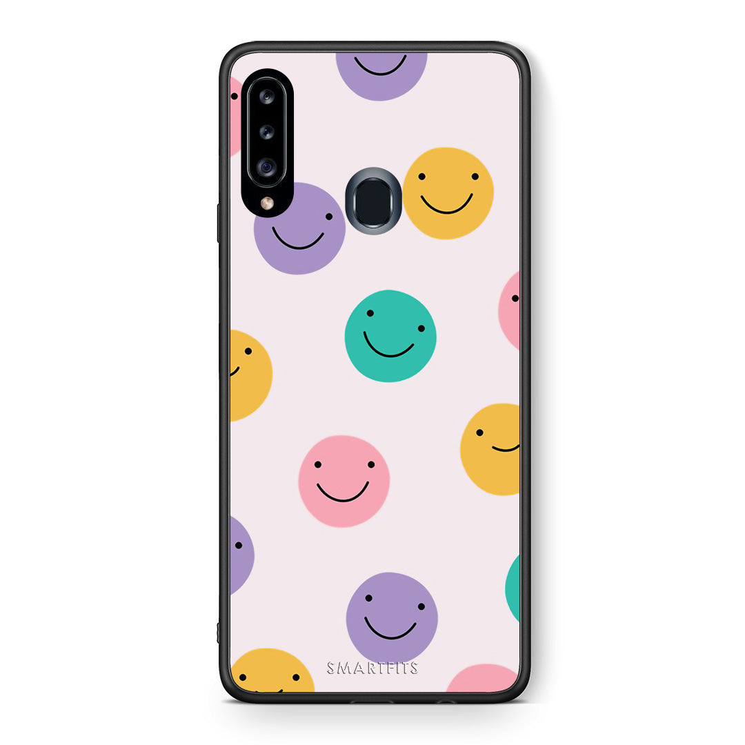 Smiley Faces - Samsung Galaxy A20s case