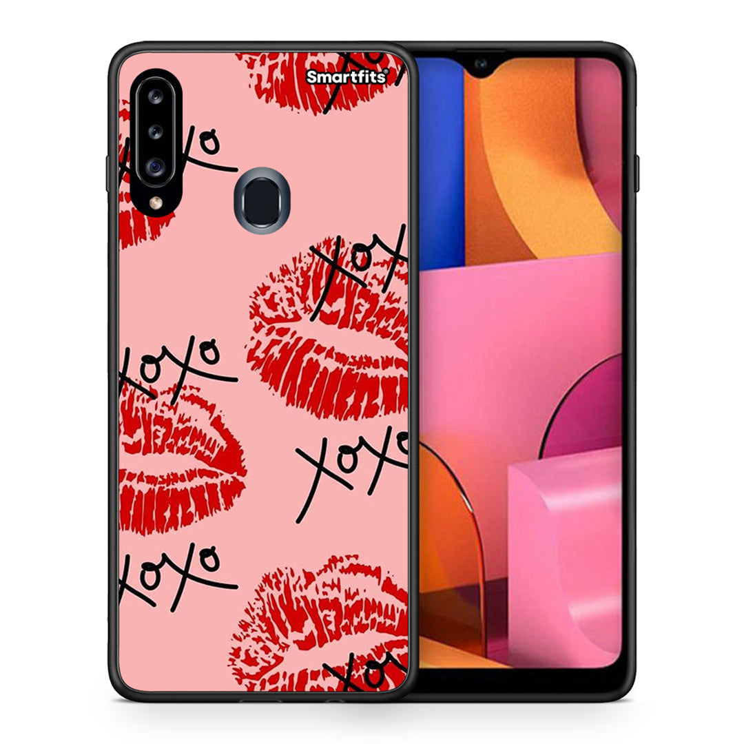 XOXO Lips - Samsung Galaxy A20s θήκη