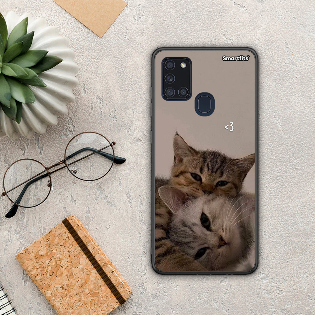 Cats in Love - Samsung Galaxy A21S case