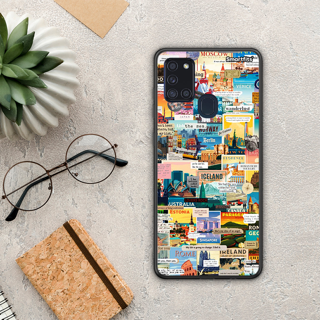 Live to Travel - Samsung Galaxy A21S case