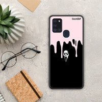 Thumbnail for Melting Halloween Mask - Samsung Galaxy A21S case