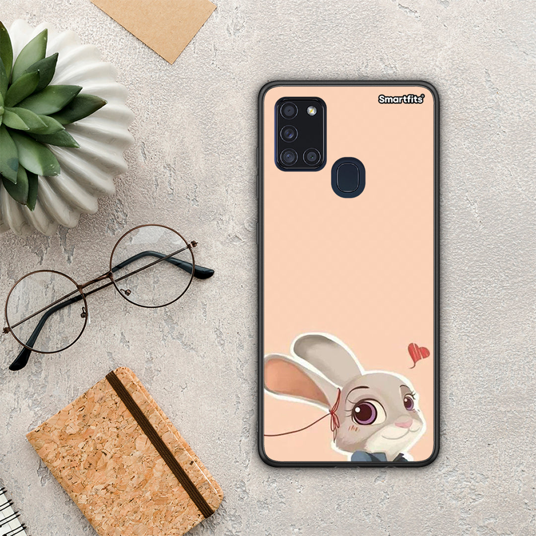 Nick Wilde And Judy Hopps Love 2 - Samsung Galaxy A21s θήκη