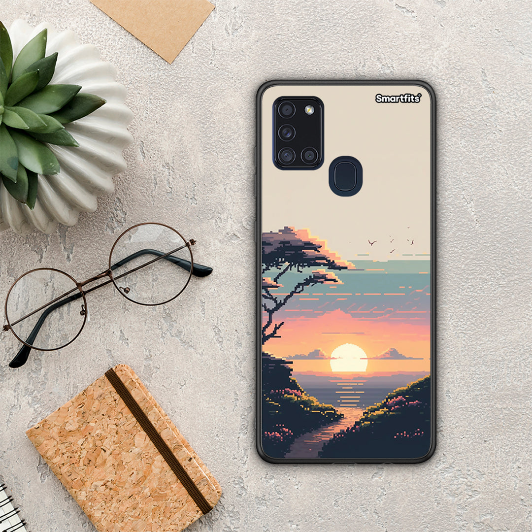 Pixel Sunset - Samsung Galaxy A21S case