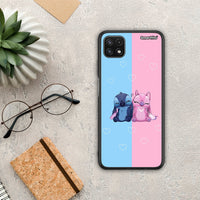 Thumbnail for Stitch And Angel - Samsung Galaxy A22 5G case