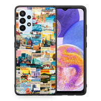 Thumbnail for Θήκη Samsung A23 Live To Travel από τη Smartfits με σχέδιο στο πίσω μέρος και μαύρο περίβλημα | Samsung A23 Live To Travel case with colorful back and black bezels