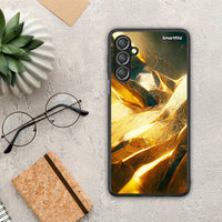 Thumbnail for Θήκη Samsung Galaxy A24 4G Real Gold από τη Smartfits με σχέδιο στο πίσω μέρος και μαύρο περίβλημα | Samsung Galaxy A24 4G Real Gold Case with Colorful Back and Black Bezels
