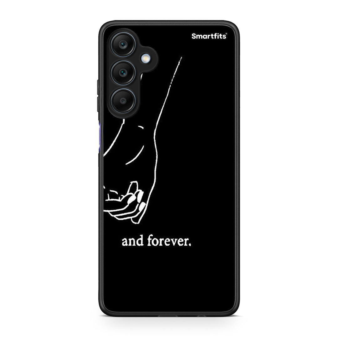 Samsung Galaxy A25 5G Always & Forever 2 Θήκη Αγίου Βαλεντίνου από τη Smartfits με σχέδιο στο πίσω μέρος και μαύρο περίβλημα | Smartphone case with colorful back and black bezels by Smartfits